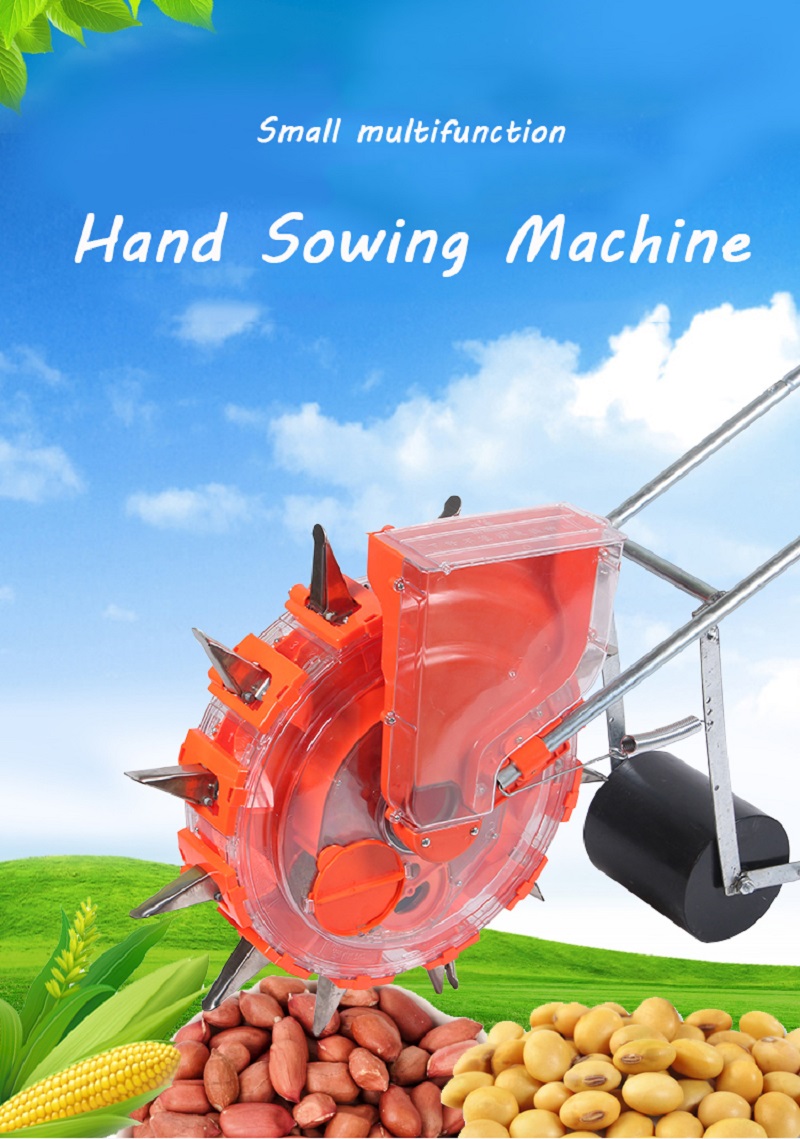 Vegetable Transplanter - Hand Push Corn Bean Planter Manual
