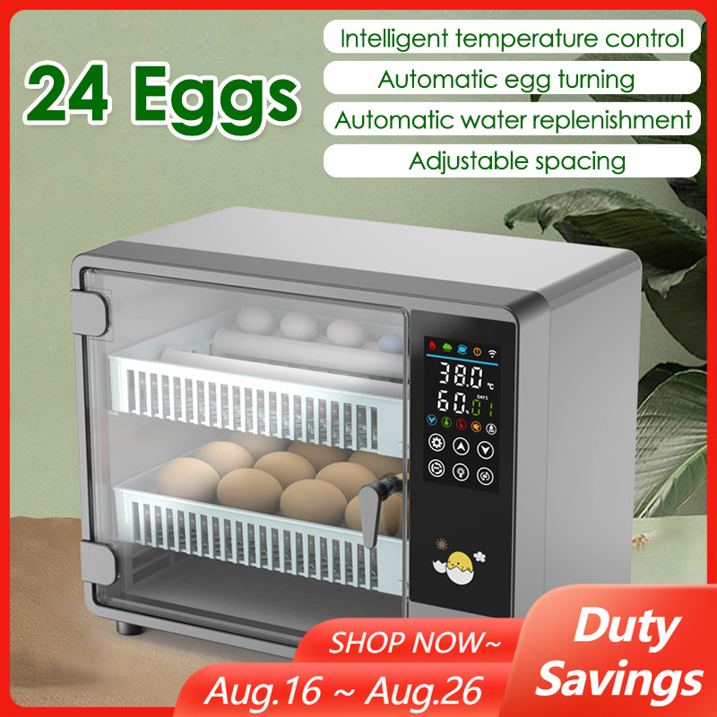 24 Eggs Full Automatic Turning - Poultry Incubator ulasan dan harga