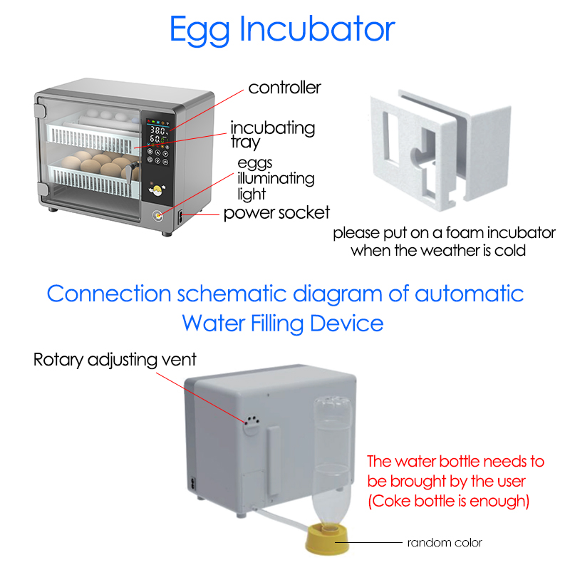 24 Eggs Full Automatic Turning - Poultry Incubator ulasan dan harga