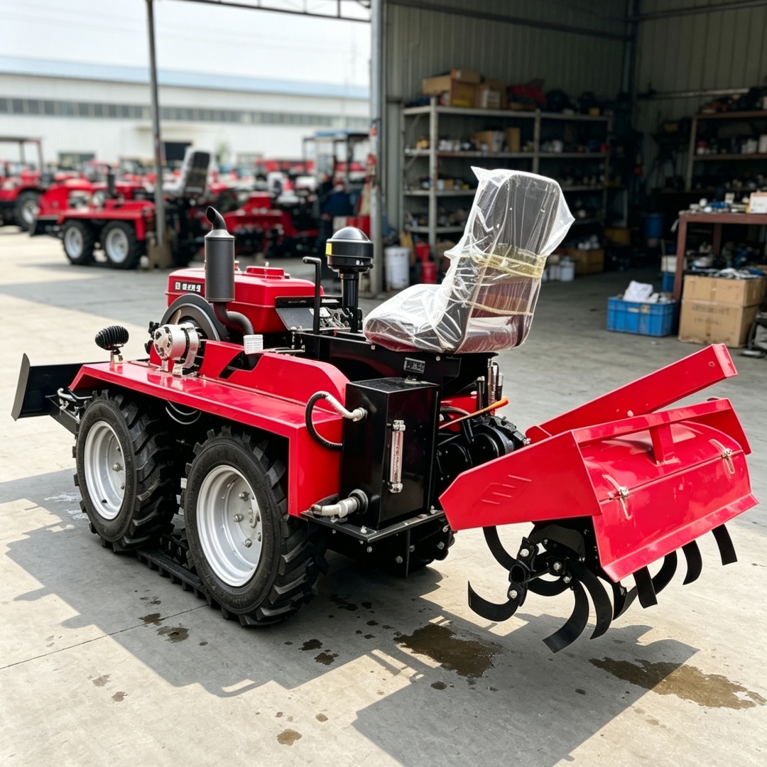 Customized 4‑Wheel 4WD Rotary  - Farming Agriculture Machine ulasan dan harga