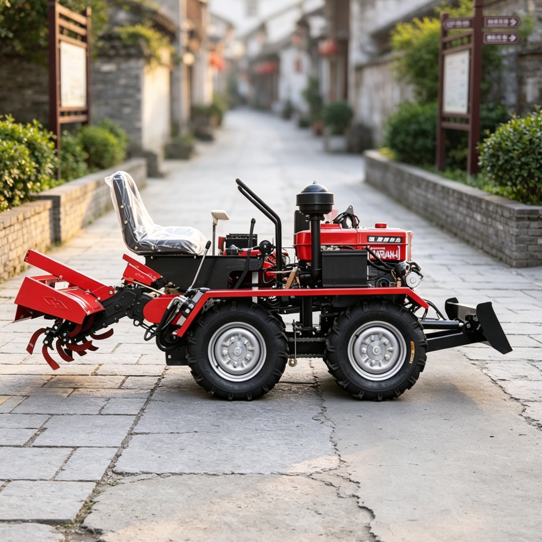 Customized 4‑Wheel 4WD Rotary  - Farming Agriculture Machine ulasan dan harga