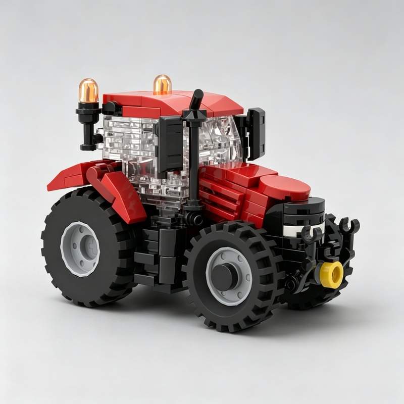 186PCS Farm Tractor MOC Buildi - Agriculture Farming Education ulasan dan harga